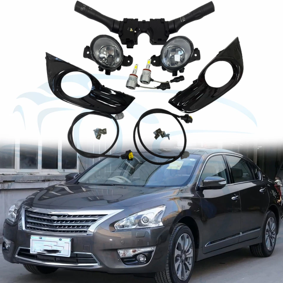 Interruptor de faros LED antiniebla cubierta de cableado ASSY para Nissan Altima 2013-2015 Foto 2 de 4
