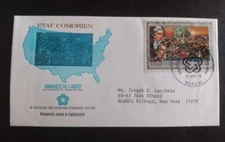 WILD WEST DANIEL BOONE BUFFALO BILL IVORY COAST HONORS USA BICENTENNIAL 1976 FDC