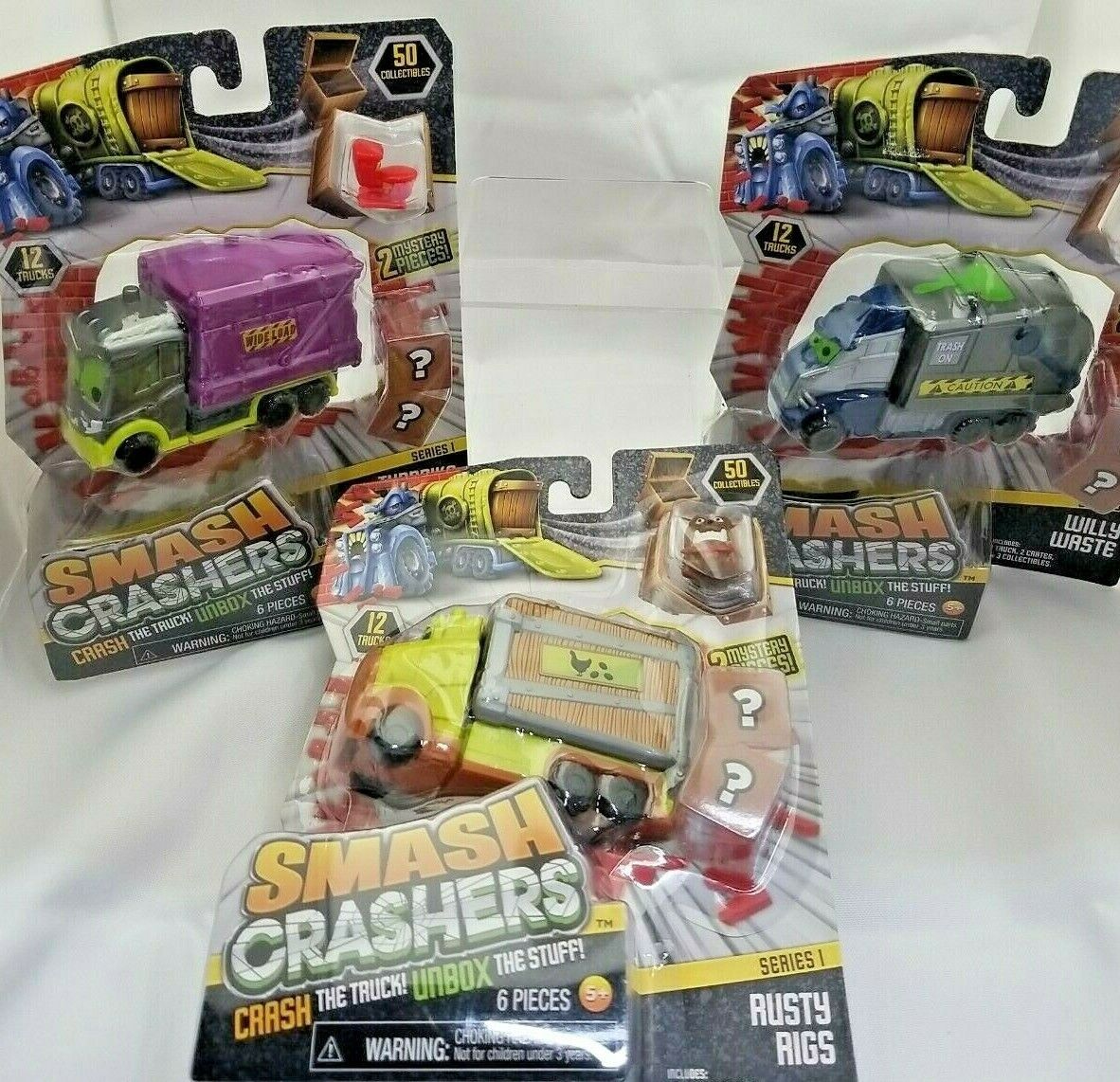 Smash Crashers, Toys, Smash Crashers Turnpike Ted Mystery Series Crash  The Truck Unbox The Stuff