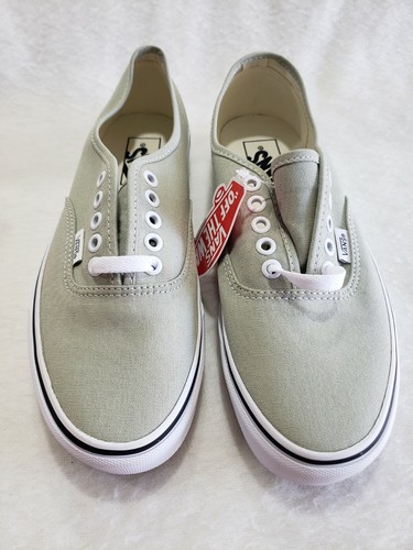 vans authentic desert sage true white