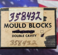 Lyman 358432 160 Gr. Double Cavity Mould Mold Full Wadcutter New, Open Box