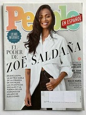 ZOE SALDANA 2020 PEOPLE EN ESPANOL Magazine WALTER MERCADO / DULCE MARIA