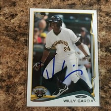 Willy Garcia Signed 2014 Topps Pro Debut Rc Auto Pittsburgh Pirates