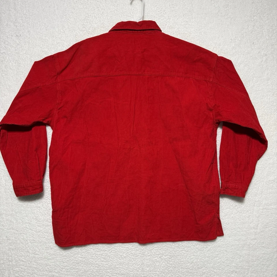 Vintage Red Marlboro Men's size XXL Zip Down Corduroy Shirt Jacket - NWOT - Image 2 of 4