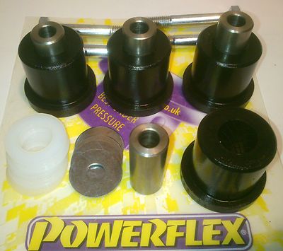 4x Pu-Buchsen Querlenkerlager HA Audi 80 90 Coupe Quattro Powerflex PFF3-101blk