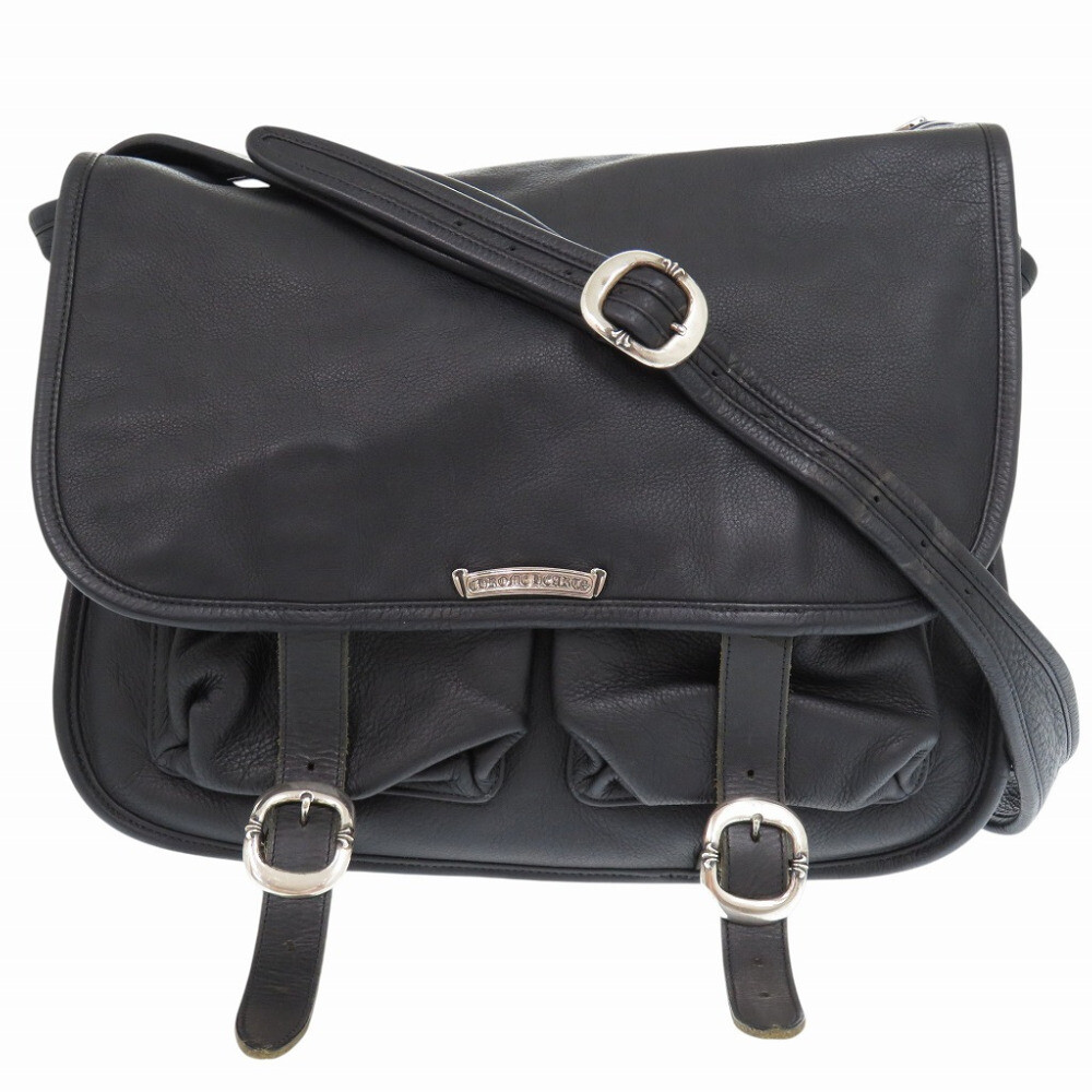 CHROME HEARTS Gunslinger Messenger Shoulder Bag Leather CHROME HEARTS Gunslinger Messenger Shoulder Bag Leather
