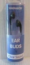 Magnavox Ear Buds Clear Sound Black