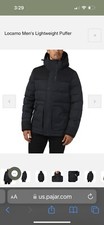 New Pajar Canada Down Parka Mens Puffer Duck Down 550 Hood Det Navy Water Repel