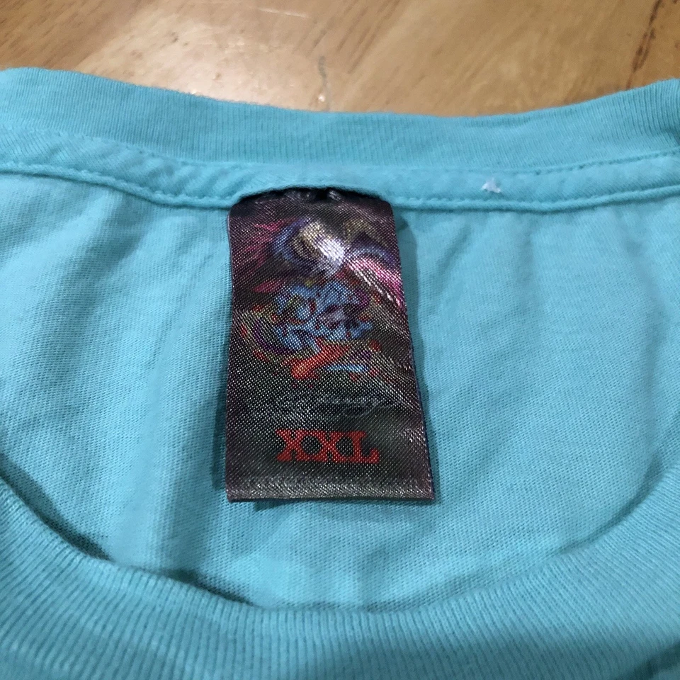 Camiseta Vintage Christian Audigier Ed Hardy Tamanho 2XL Pantera Rosa Rara - Imagem 2 de 4