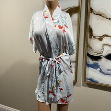 JOSIE By Natori Boutique Floral Satin Wrap Robe, XSmall