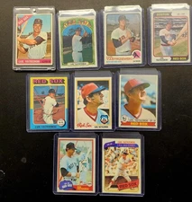 Lot of Carl Yastrzemski Boston Red Sox  1966, 72, 73,74,75,78,79,80, & 81