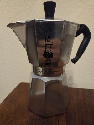 Bialetti Moka Express 6 Tassen Aluminium Espressokocher