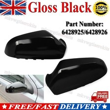 2X DOOR WING MIRROR COVER RIGHT + LEFT FOR VAUXHALL OPEL ASTRA H MK5 (2004-2009)
