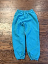 Eddie Bauer Vintage Teal Women  s Sweatpants Thick  Well Build Size S