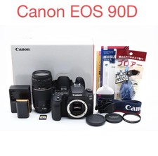 Canon EOS 90D DSLR Camera with 75-300mm Lens Set Excellent Condition