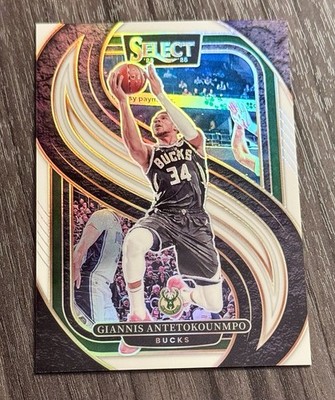 2024-25 Panini Select Premier Level White Prizm /149 Giannis Antetokounmpo #137