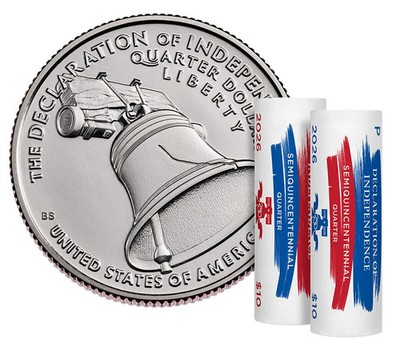 2026 P & D Declaration of Independence Quarter 2- Roll Set ( Pre-Sale)