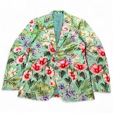 Ralph Lauren Purple Label Men  s Kent Hand-Tailored Botanical Silk Jacket 38S