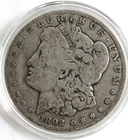 1892 O Morgan Silver Dollar 1 ea-90 % Pure Silver- Deep Rich Toning In Capsule