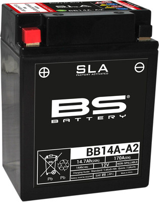 Battery AGM Kein Wartung Aktiv SLA BS Battery Polaris XC 600 1997
