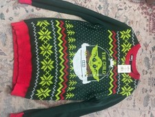 Star Wars Mandalorian The Child aka Baby Yoda Ugly Christmas Holiday Sweater XL