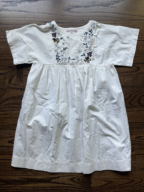 Bonpoint Embroidered Dress Size 10