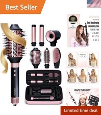 6 in 1 Professional Hot Air Styler - Fast Drying Hair Dryer and Curling Iron