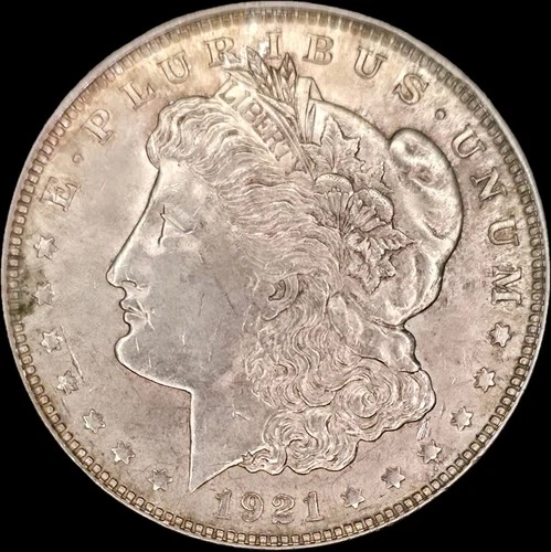 1921 Morgan Silver Dollar US Coin $1 0.9 Fineness