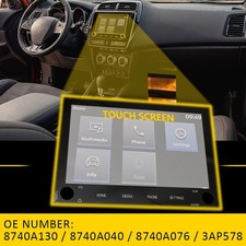8" TOUCH SCREEN Digitizer For Mitsubishi Outlander Navigation Radio 2019-2022
