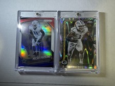 Micah Parson, Red White And Blue Prizm Refractor, Raywave Refractor