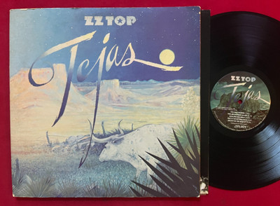 ZZ TOP~TEJAS LP (1977) ORIG PRESS CLUB EDITION LONDON PS 680 TRIFOLD