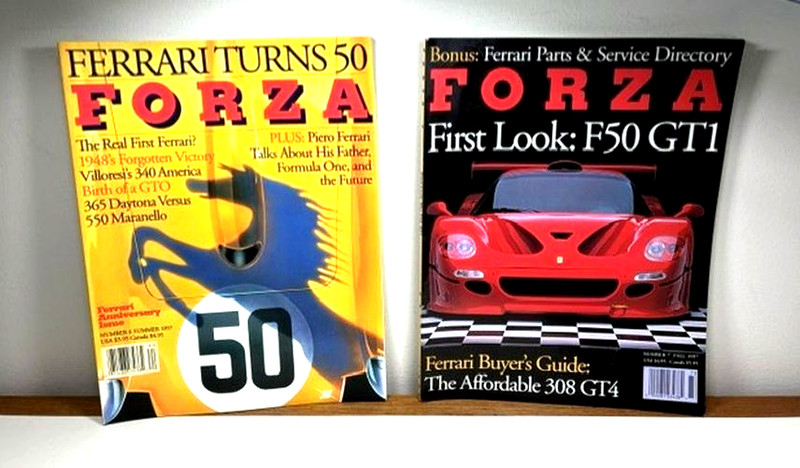 Forza Magazine Four Issues #s 4, 5, 6, & 7 - Win 1996 Spr., Sum, Fall 1997