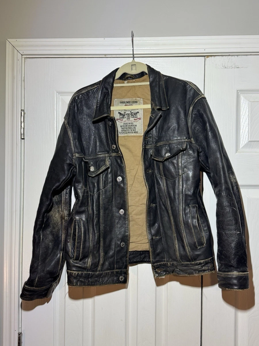 Levi's Trucker Leather Outer Shell Coats & Jackets for Men | eBay