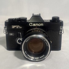 Canon FTb QL Film Camera Black Body/FD 50mm f/1.4 NEAR MINT
