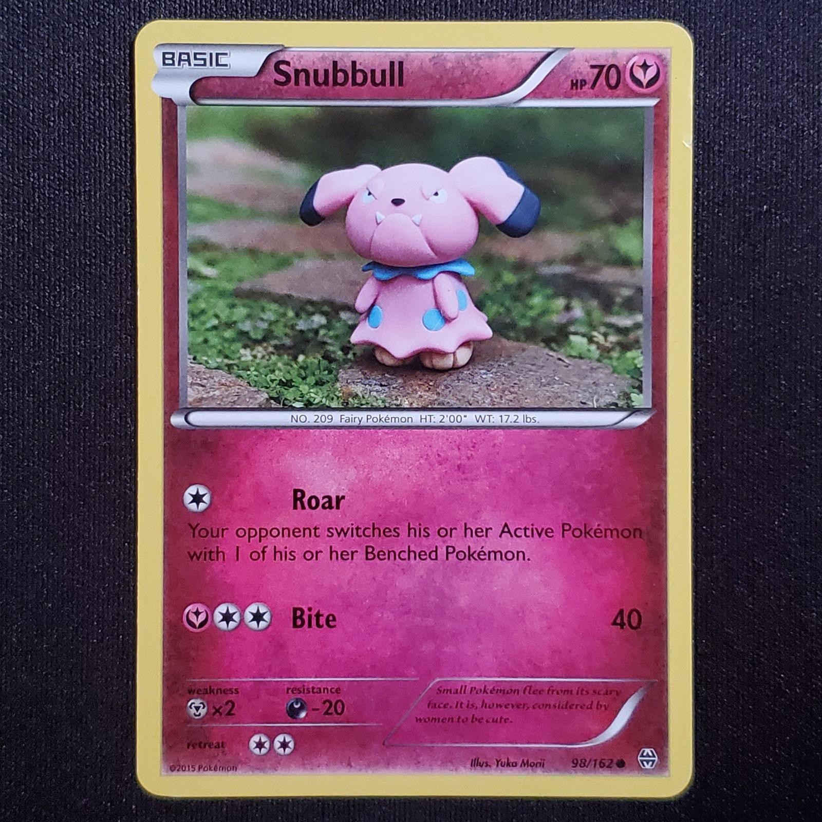 Snubbull 98/162 Yuka Morii Common BREAKthrough Pokemon Heavily Played