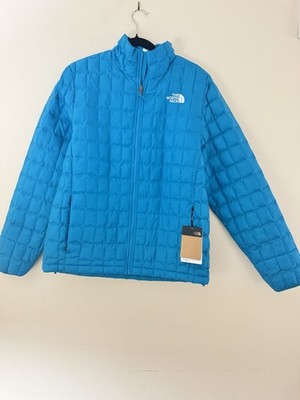 NWT Mens The North Face Thermoball ECO Insulated FZ Puffer Jacket Alkaline Sz M