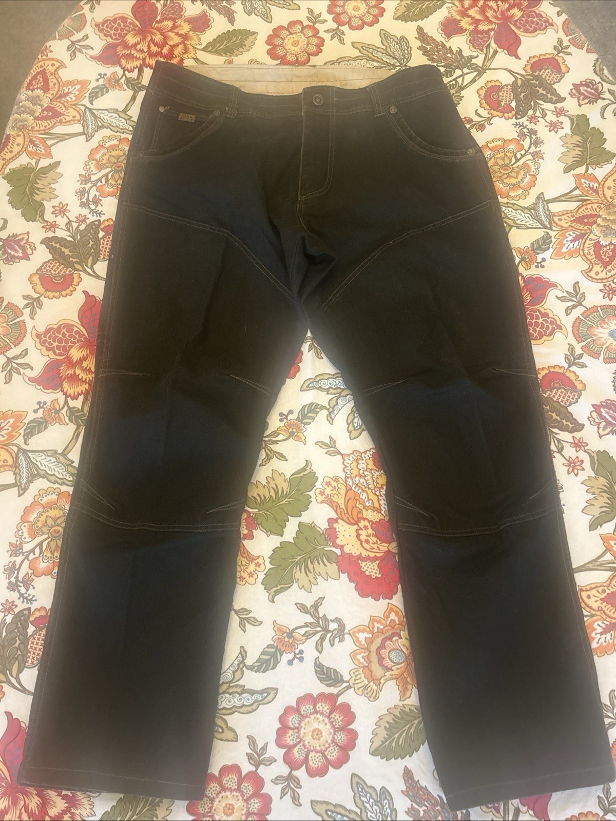 KUHL Born In The Mountains Pants Dark Brown Vintage Patina Dye 38x32
