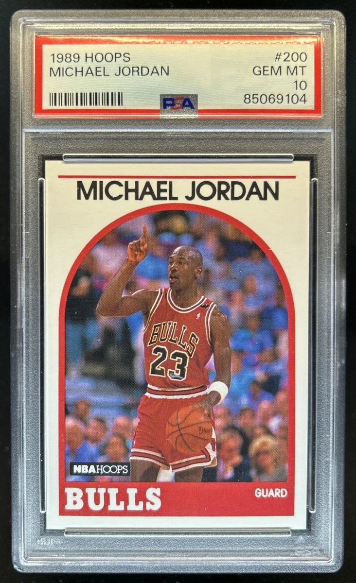 Michael Jordan Basketball Grade 10 1989-90 Season Sports Trading