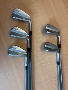 Fers Ping I525 Forgés – Série 4-PW, Point Vert, Shaft Acier Régulier, état 9/10