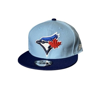 Toronto Blue Jays 9Fifty New Era SnapBack Hat Powder Blue / Royal Flat Bill