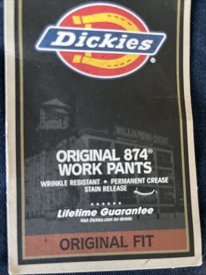 Dickies Men's 874 Pants Classic Original Fit Work  Straight Leg 44x30