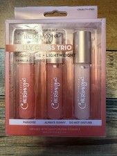 Max Makeup Cherimoya Jelly Gloss Trio – 3 Color Set – Hydrating, Glossy Lip Glos