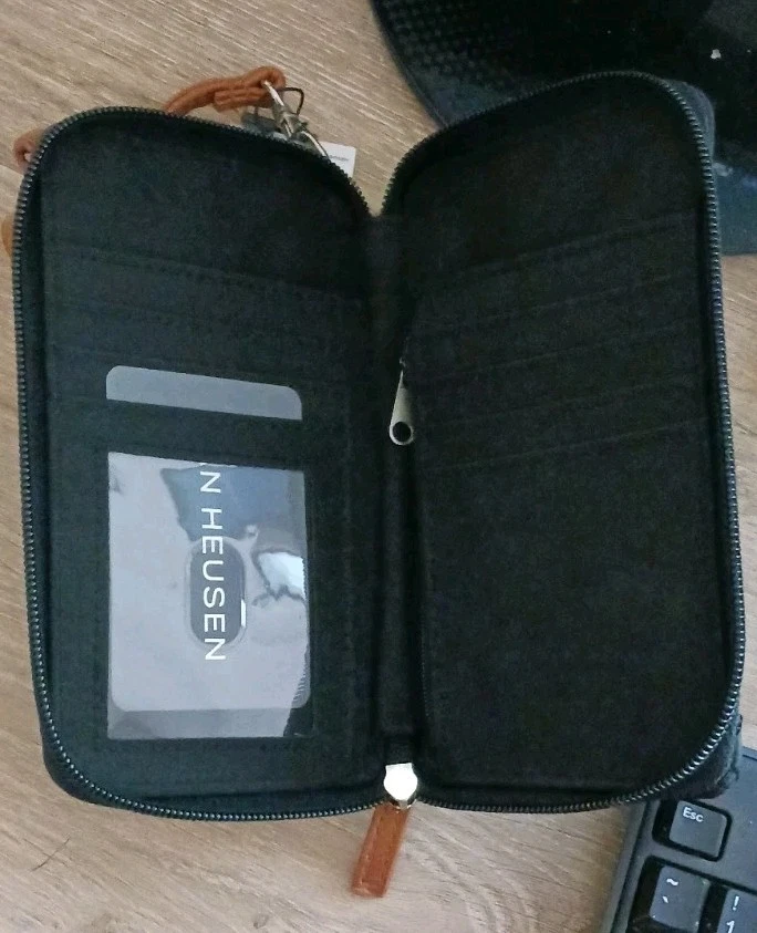 Bolso Bandolera para Teléfono Van Heusen RFID en Color Negro - Nuevo con Etiquetas Foto 2 de 3