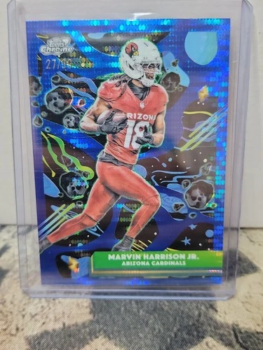 2025 Topps Chrome Cosmic Marvin Harrison Jr. Blue #/99