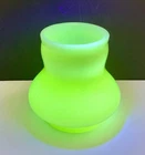 Fenton Custard Uranium Glass Bulbous Vase
