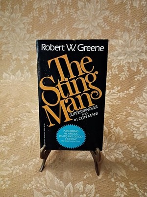 The Sting Man by Robert W. Greene (1982) Superswindler & #1 Con Man Vintage PB