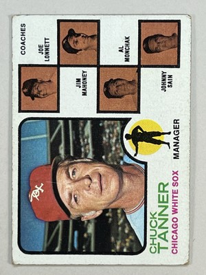 1973 Topps White Sox Mgr. , Coaches #356 Chuck Tanner Chicago White Sox