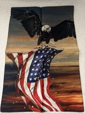 Christian Patriotic Flag God Bless Cross American Flag Eagle Garden Banner 3x5