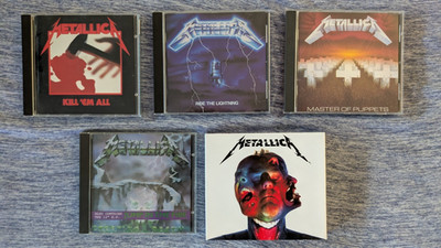CD Sammlung, Metallica, Kill Em All, Ride, Master, Hardwired, Creeping Death