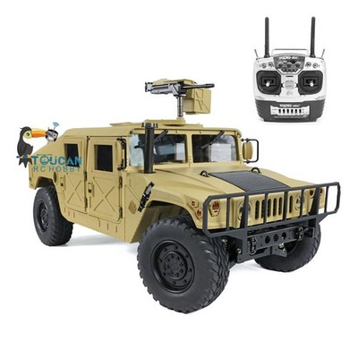 HG 1/10 RC 4*4 US-Militärfahrzeug P408 Rennwagen Servo ESC-Motor 16CH Radio